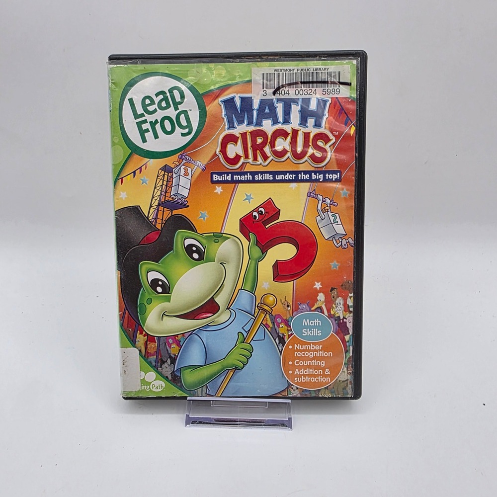LeapFrog Math‎ Circus DVD Kids Educational Learning Numbers Counting